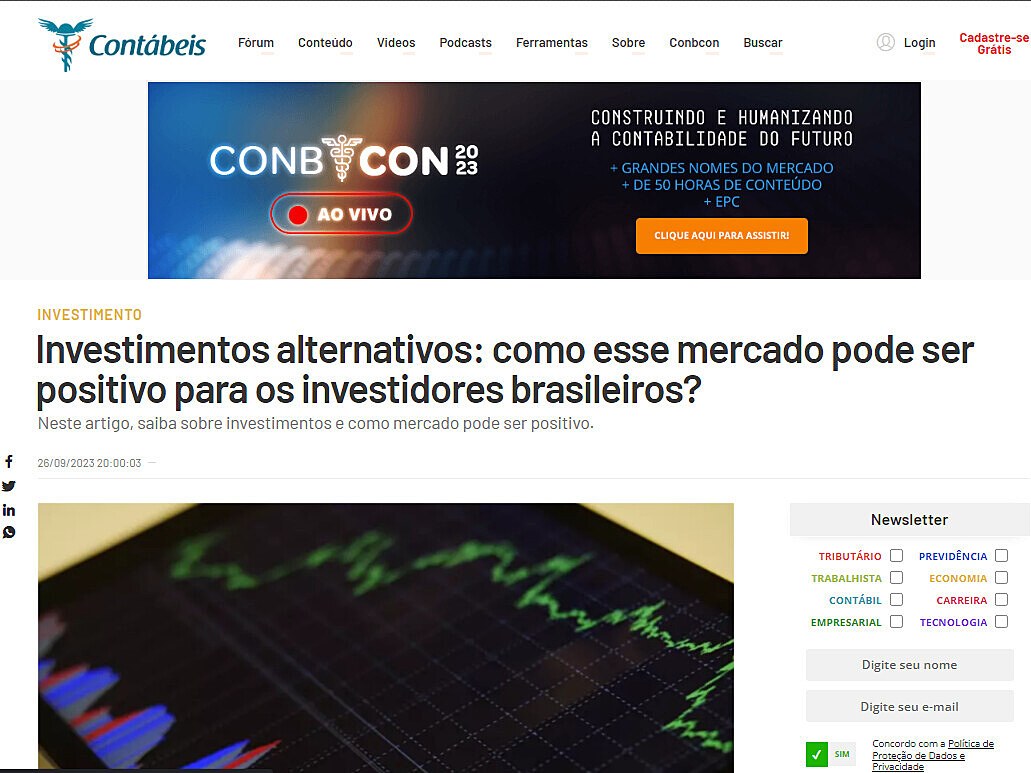 Investimentos alternativos: como esse mercado pode ser positivo para os investidores brasileiros?